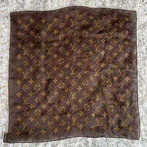 Louis Vuitton Monogram Silk Scarf Square